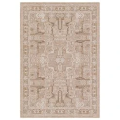 Aldwych Medallion Beige/Cream Runner Rug (3'X10')