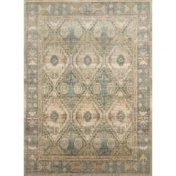 Magnolia Home By Joanna Gaines X Loloi Linnea Natural / Sky 2'-7" X 10'-10" Runner Rug
