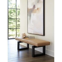 Lexington Luxor Leather Bench 5 Lexington Luxor Leather Bench -France and Son Store LL1957 25 904812 WS