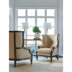 Lexington Merced Leather Wing Chair -France and Son Store LL7234 11 907671 cb225511 WS