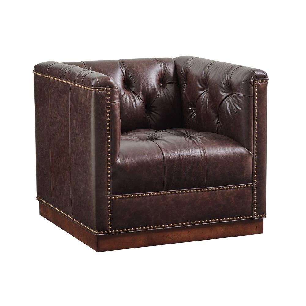 Lexington Freemont Leather Swivel Chair 3 Lexington Freemont Leather Swivel Chair