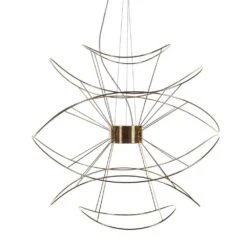 Hoops Ceiling Lamp -France and Son Store LM3638PGOLD 1