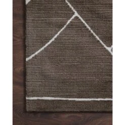 Magnolia Home By Joanna Gaines X Loloi Logan Mocha / White 2'-6" X 7'-6" Runner Rug -France and Son Store LOGALOG 01MCWH 25 7ab6e92b 4001 4cf5 af01 5ffbe43bb338