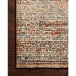 Loloi Lourdes Tangerine / Ocean 2'-7" X 12'-0" Runner Rug -France and Son Store LOURLOU 07TGOC 25 806348a7 3a1a 44c1 96d4 a9c13babe266