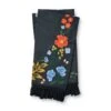 Rifle Paper Co. X Loloi TRP0002 Black / Multi 4'-2" X 5' Throw -France and Son Store LUXXTRP0002BLML