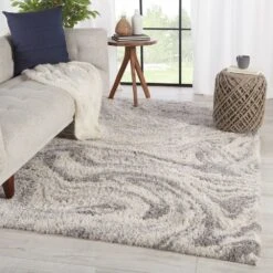 Amplify Abstract Gray/ Ivory Area Rug (8'10"X11'9") -France and Son Store LYR06 4 e4b56e2a 87a7 4994 bfd0 3df28c3eb9ff