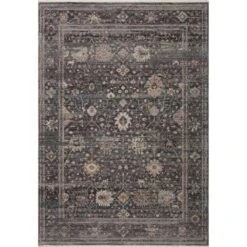 Loloi Lyra Ink / Multi 2'-7" X 10'-0" Runner Rug