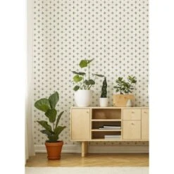 Addition Wallpaper -France and Son Store LivingRoom2 Addition Olive Crop