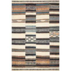 Loloi Mika Ivory / Multi 2'-5" X 7'-8" Runner Rug