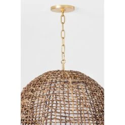 Maester Pendant - Vintage Gold Leaf -France and Son Store Maester F2324 VGL 003 ec532bca 5b00 4b83 a7e4 76a876f2bb81