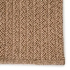 Malik Solid Tan Area Rug (4'X6') -France and Son Store NIP03 3