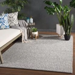 Theda Trellis Gray/ White Area Rug (10'X14') -France and Son Store NIR02 4 1b8fc9ac 2e7c 4a03 8899 37014099f658