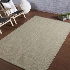 Jarl Solid Taupe/ Cream Area Rug (4'X6') -France and Son Store NIR05 5 2519c55c ff30 4e3f 8a1a 882a9dae64bd