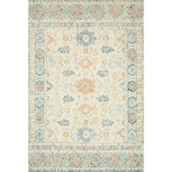 Loloi Norabel Ivory / Multi 2'-6" X 9'-9" Runner Rug