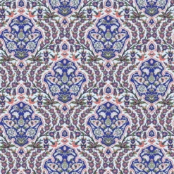 Ottoman Wallpaper -France and Son Store OttomanSml BlueCoral