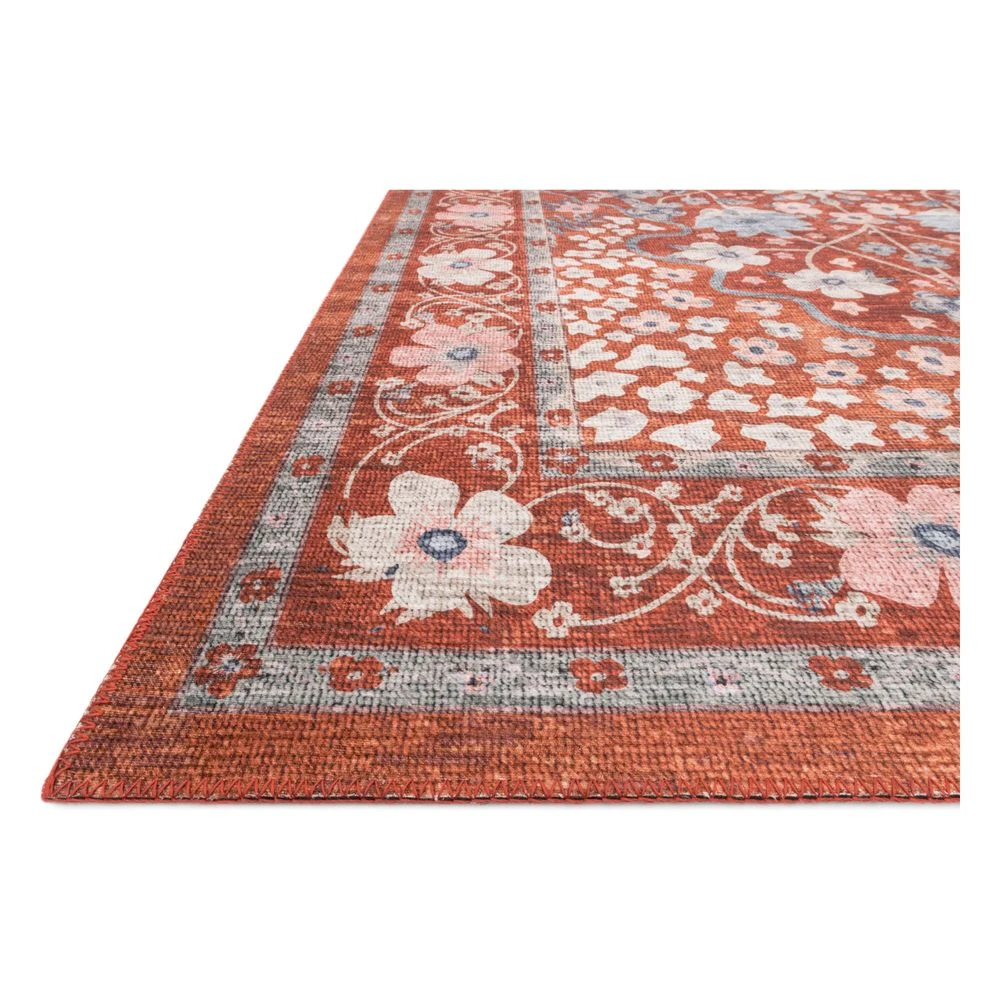 Rifle Paper Co. X Loloi Palais Crimson 2'-6" X 7'-6" Runner Rug 5 Rifle Paper Co. X Loloi Palais Crimson 2'-6" X 7'-6" Runner Rug - Image 3