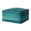 Loloi PF0010 Lagoon / Blue 24"W X 24"D X 13"H Pouf 2 Loloi PF0010 Lagoon / Blue 24"W X 24"D X 13"H Pouf -France and Son Store PF01PF0010LJBBPF05