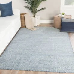 Nocturne Handmade Geometric Blue/ Ivory Area Rug (8'10"X11'9") -France and Son Store POE02 4 0589bf1b f124 46cf a2c4 68d73dceaf23