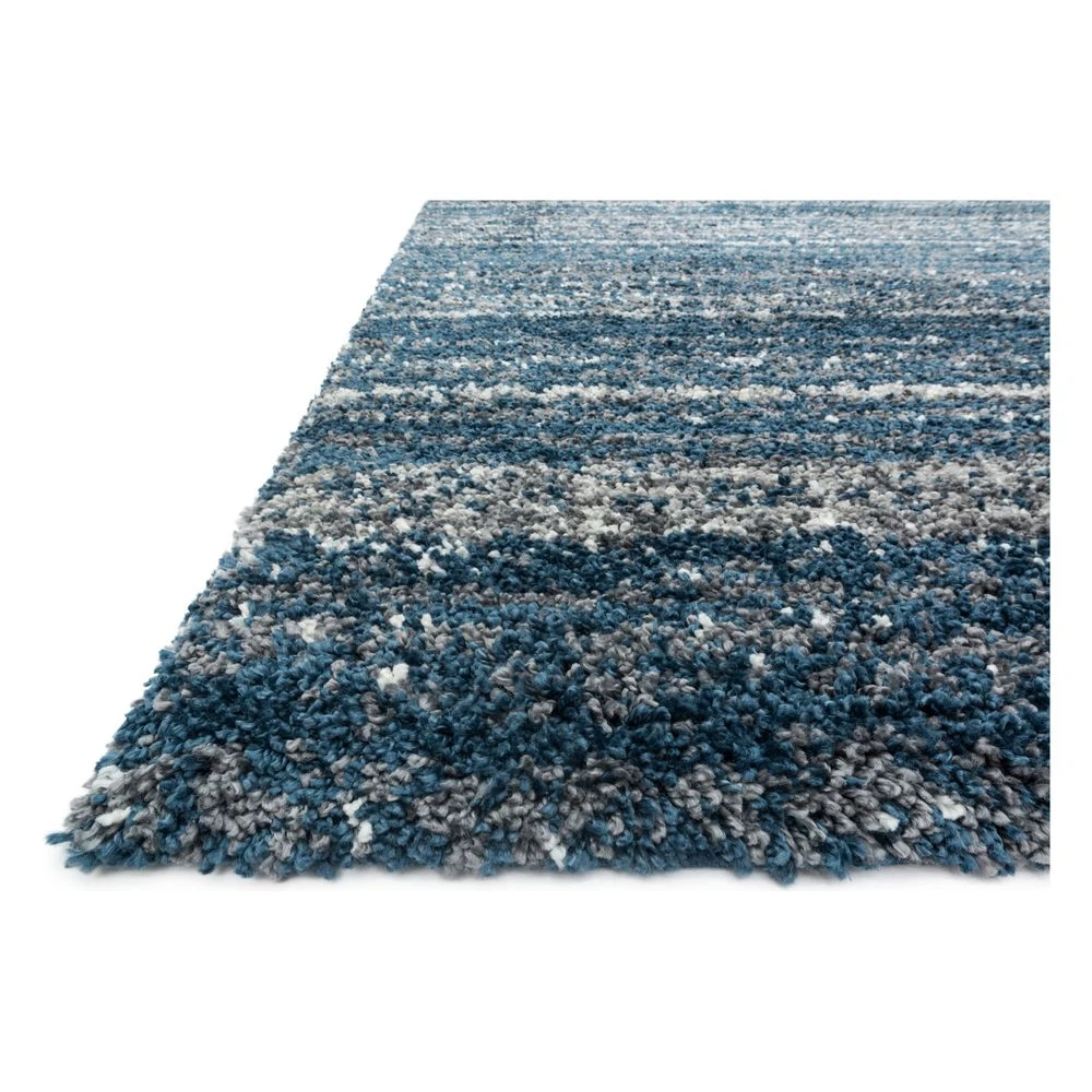 Loloi Quincy Navy / Pewter 2'-3" X 8'-0" Runner Rug 4 Loloi Quincy Navy / Pewter 2'-3" X 8'-0" Runner Rug - Image 2