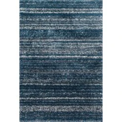 Loloi Quincy Navy / Pewter 7'-10" X 10'-10" Area Rug