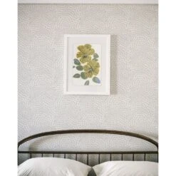 Jandaya Wallpaper -France and Son Store REVEL FrameBed MockUp Jandaya PearlGray Alt