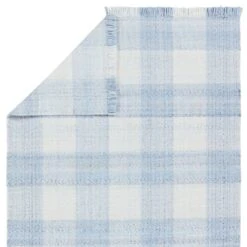 Shalom Handmade Striped Light Blue/ Ivory Area Rug (2'X3') -France and Son Store RSP01 2 eec824c1 31c4 41ca a823 0140bcefbd2b
