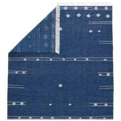 Whittakern Geometric Blue/ White Area Rug (5'X8') -France and Son Store RVR02 2 de7c8096 7f64 4dcc b084 aae984070010