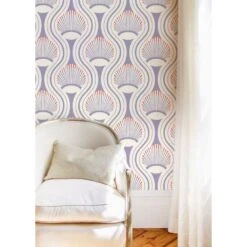 Riviere Wallpaper -France and Son Store Riviera Lilac