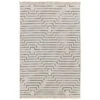 Ember Handmade Geometric White/ Black Area Rug (12'X15') -France and Son Store SAT02