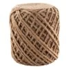 Solara Natural Textured Tan Cylinder Pouf -France and Son Store SCP19