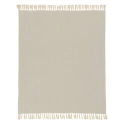 Marquee Gray/ Cream Chevron Throw -France and Son Store SEA06 2