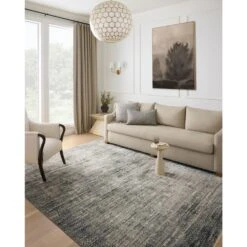 Loloi Soho Multi / Slate 3'-6" X 5'-6" Accent Rug -France and Son Store SOHOSOH 06MLSL 2