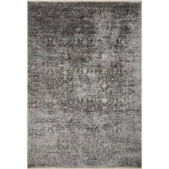 Loloi Sonnet Charcoal / Mist 2'-6" X 12'-0" Runner Rug