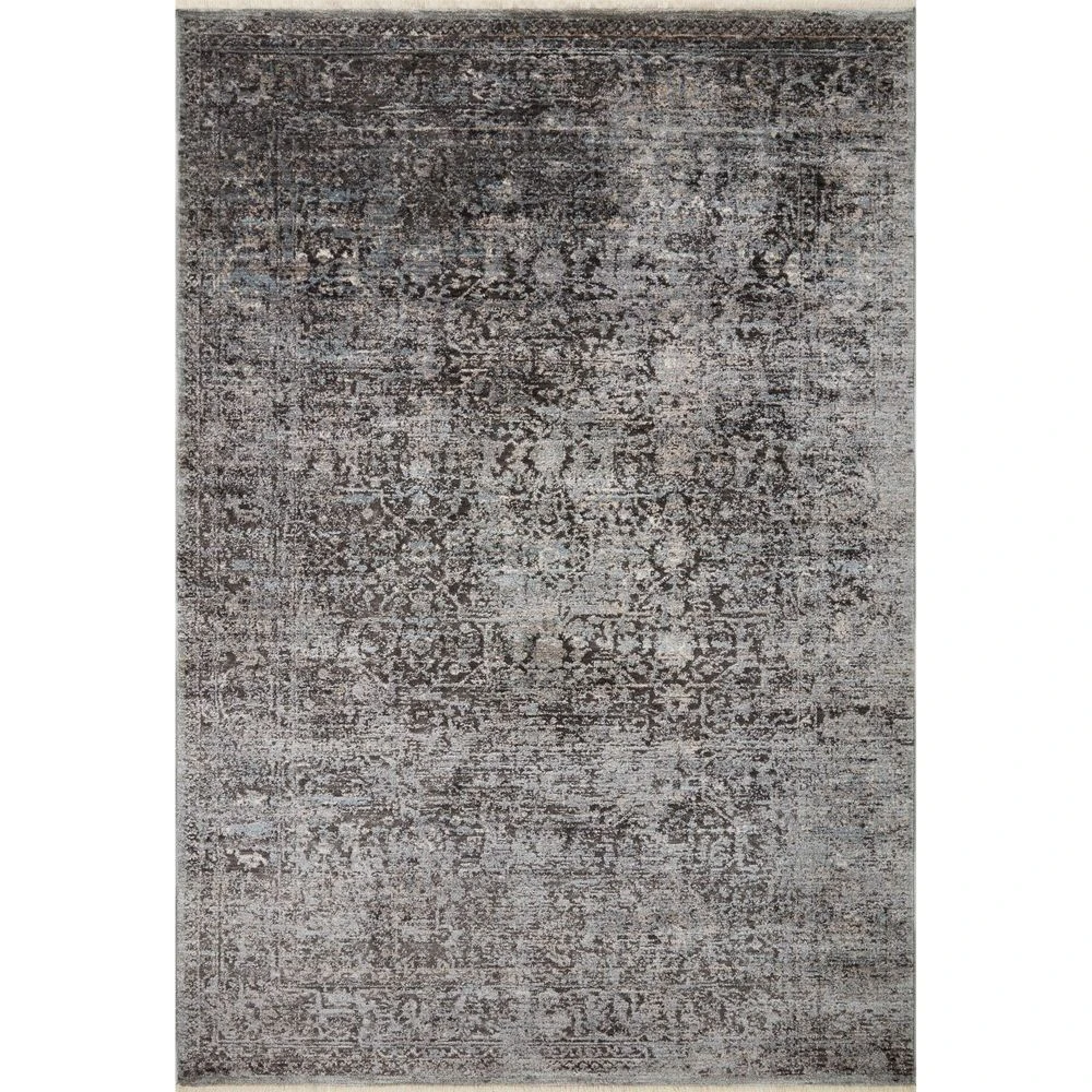 Loloi Sonnet Charcoal / Mist 2'-6" X 12'-0" Runner Rug 3 Loloi Sonnet Charcoal / Mist 2'-6" X 12'-0" Runner Rug