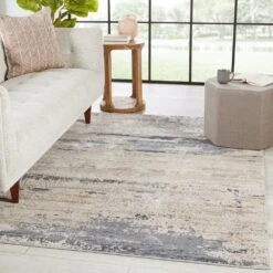 Danube Abstract Beige/ Gray Area Rug (9'3"X12') -France and Son Store SUD05 4 269007d8 ed7a 4297 b705 bfe4845ccf73