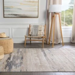 Danube Abstract Beige/ Gray Area Rug (9'3"X12') -France and Son Store SUD05 5 cfd920bd eeac 4fab 8a61 1ec9038c8549