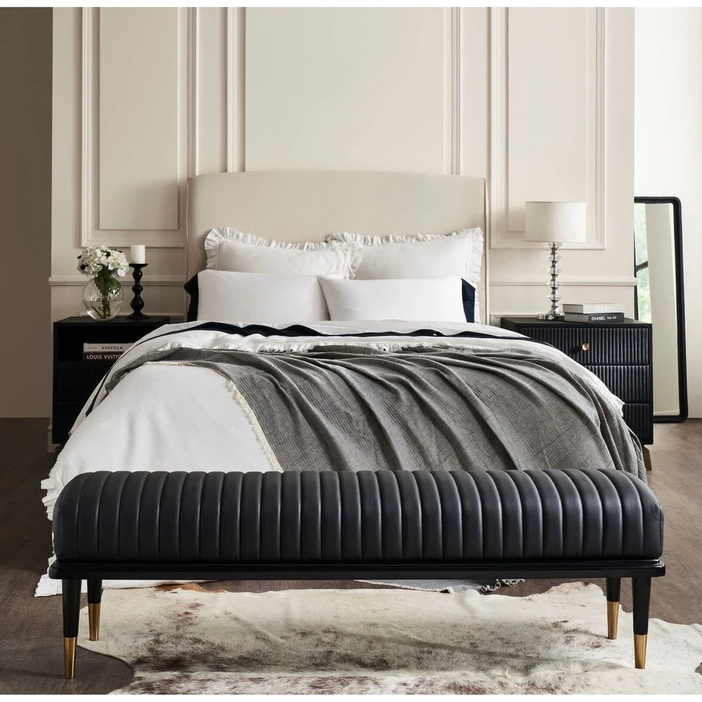 Stanford End-Of-Day Bench - Black 6 Stanford End-Of-Day Bench - Black - Image 4