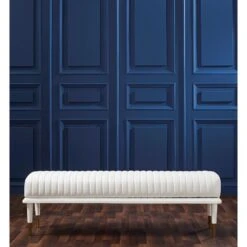 Stanford End-Of-Day Bench - White 12 Stanford End-Of-Day Bench - White -France and Son Store Stanfordwhiteendofdaybench2