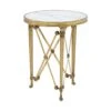 Spencer London Small Round Brass Side Table -France and Son Store TA50398 main 1