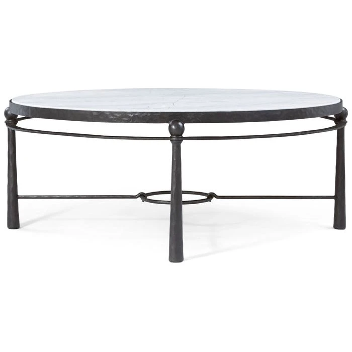 Spencer London Round Metal Cocktail Table 4 Spencer London Round Metal Cocktail Table - Image 2