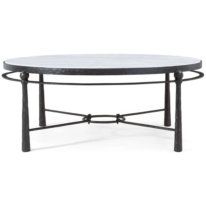 Spencer London Round Metal Cocktail Table 5 Spencer London Round Metal Cocktail Table - Image 3