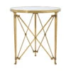 Spencer London Round Brass Center Table