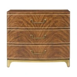 Spencer London Burl Nightstand