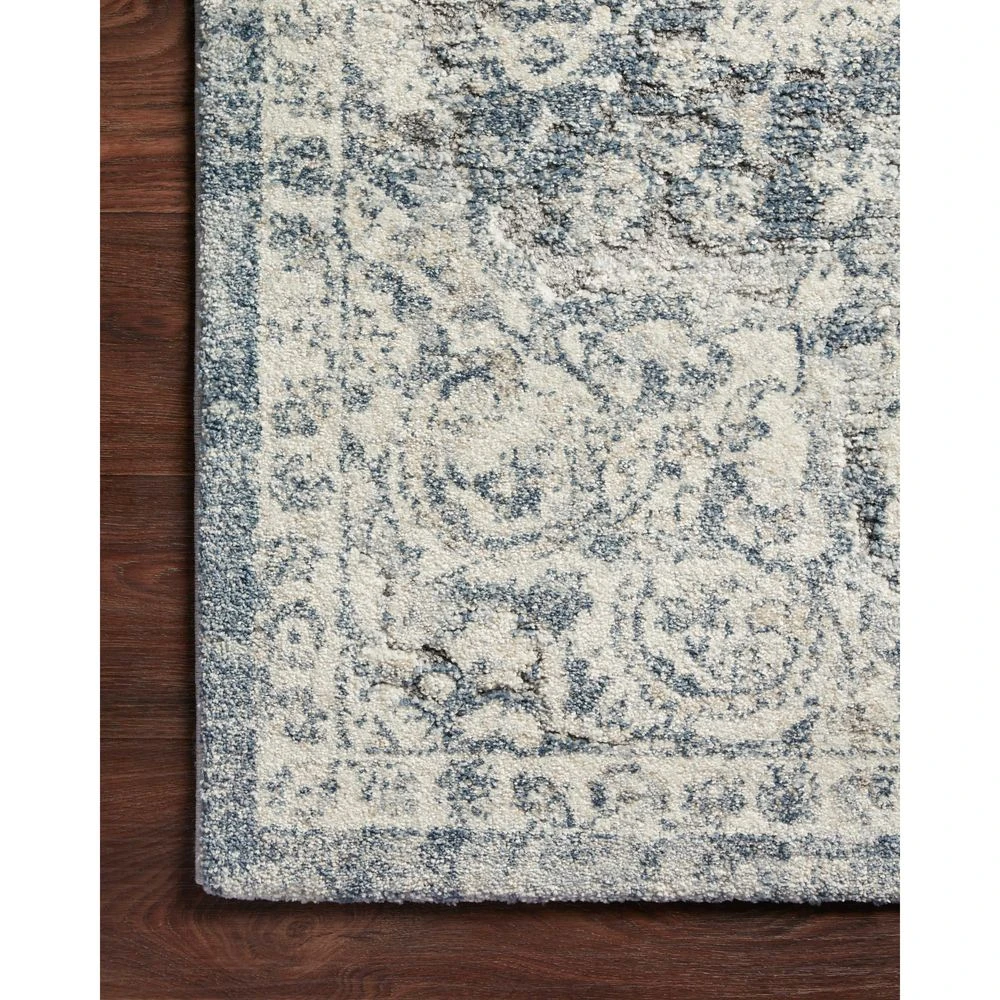 Loloi Theory Ivory / Blue 2'-7" X 7'-8" Runner Rug 6 Loloi Theory Ivory / Blue 2'-7" X 7'-8" Runner Rug - Image 4