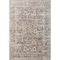 Loloi Theory Mocha / Natural 2'-7" X 10'-10" Runner Rug