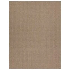 Daphne Handmade Striped Tan/Gray Area Rug (10'X14')