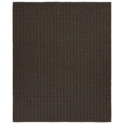 Daphne Handmade Striped Gray/Brown Area Rug (5'X8')