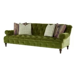 Winger Tufted Scroll Arm Sofa - Green -France and Son Store U1059 96 main 1