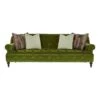 Winger Tufted Scroll Arm Sofa - Green