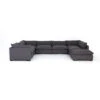 Coral 7-Piece Sectional W/ Ottoman - Bennett Charcoal -France and Son Store UATR S09 008 PRM 1 e8305f62 32ed 4d1d 90bd 2828658c97db